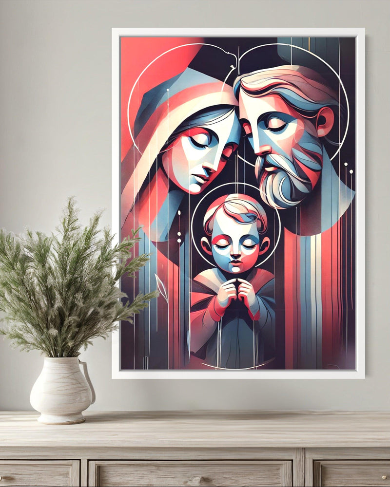 Quadro A Sagrada Família Harmonia de Cores - RD134