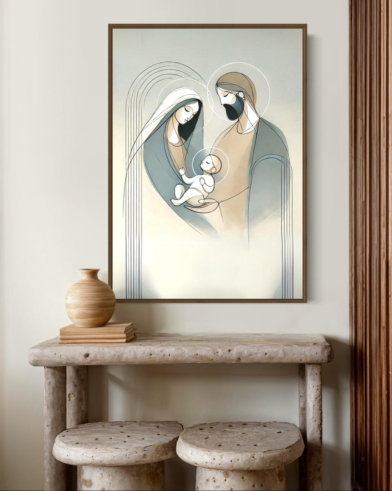 Quadro A Sagrada Família Pureza e Simplicidade - RD138