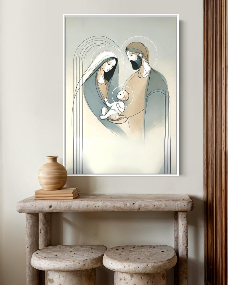 Quadro A Sagrada Família Pureza e Simplicidade - RD138