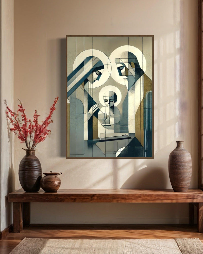 Quadro A Sagrada Família Abstração Sagrada - RD132