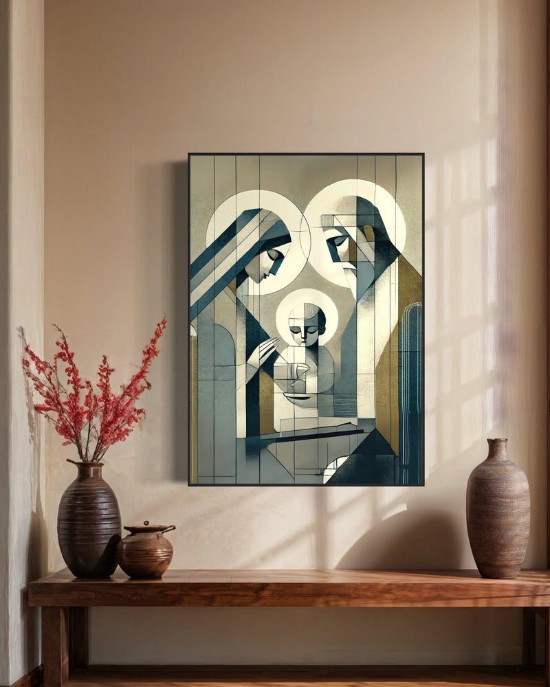 Quadro A Sagrada Família Abstração Sagrada - RD132