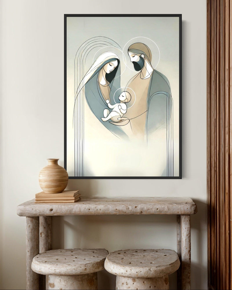 Quadro A Sagrada Família Pureza e Simplicidade - RD138
