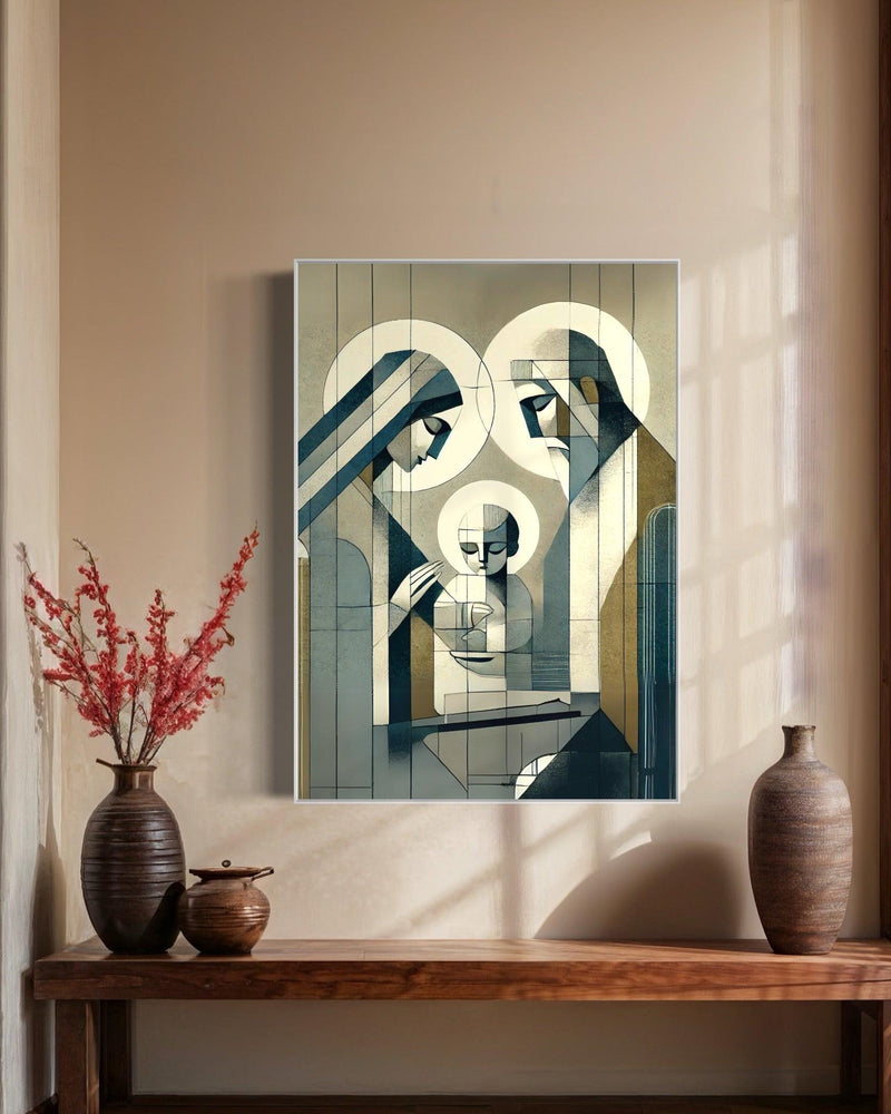 Quadro A Sagrada Família Abstração Sagrada - RD132