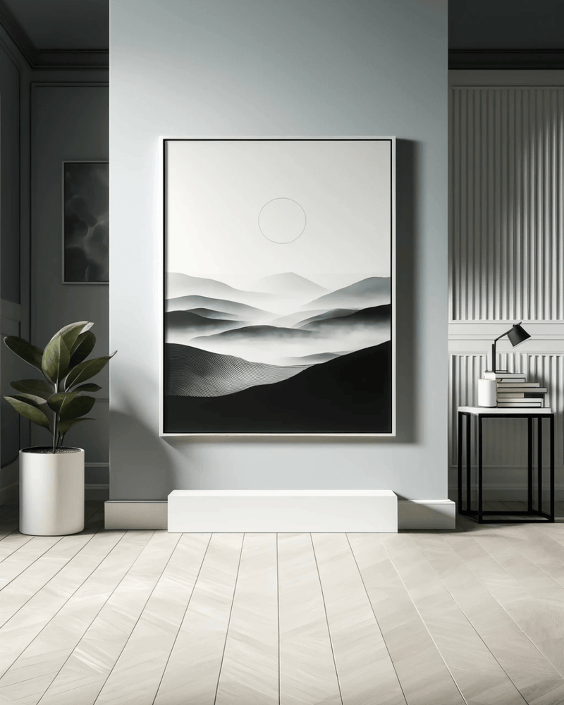 Quadro Paisagem P&B - RD58