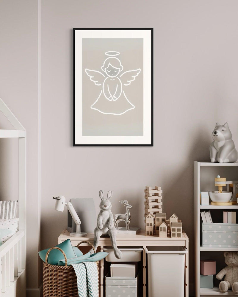 Quadro de Anjo Ilumina - IF014