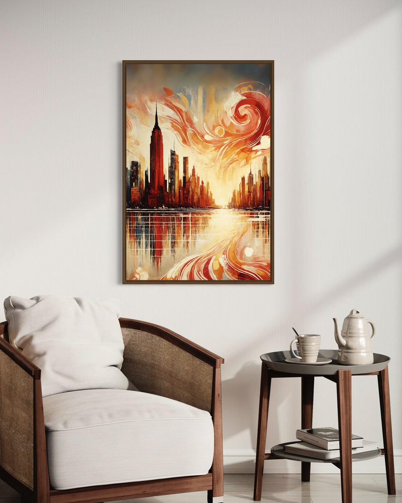 Quadro Cidade Pulsante - PS012