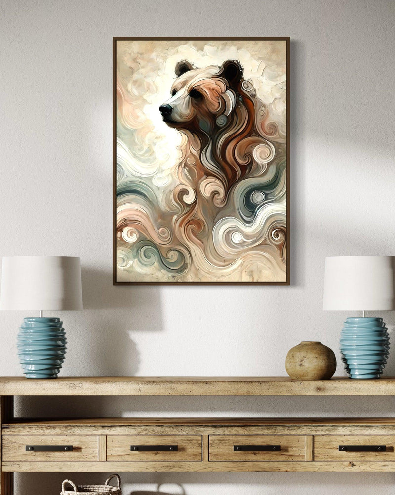 Quadro Espírito do Urso - AN014