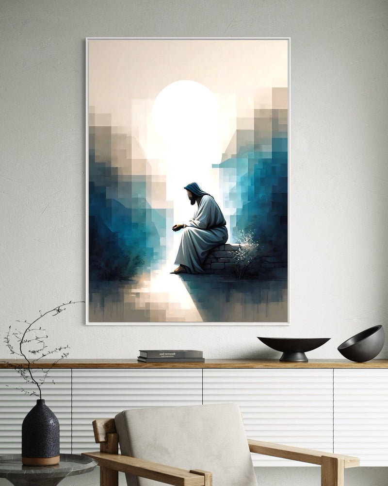 Quadro Jesus em Reflexão - RD12