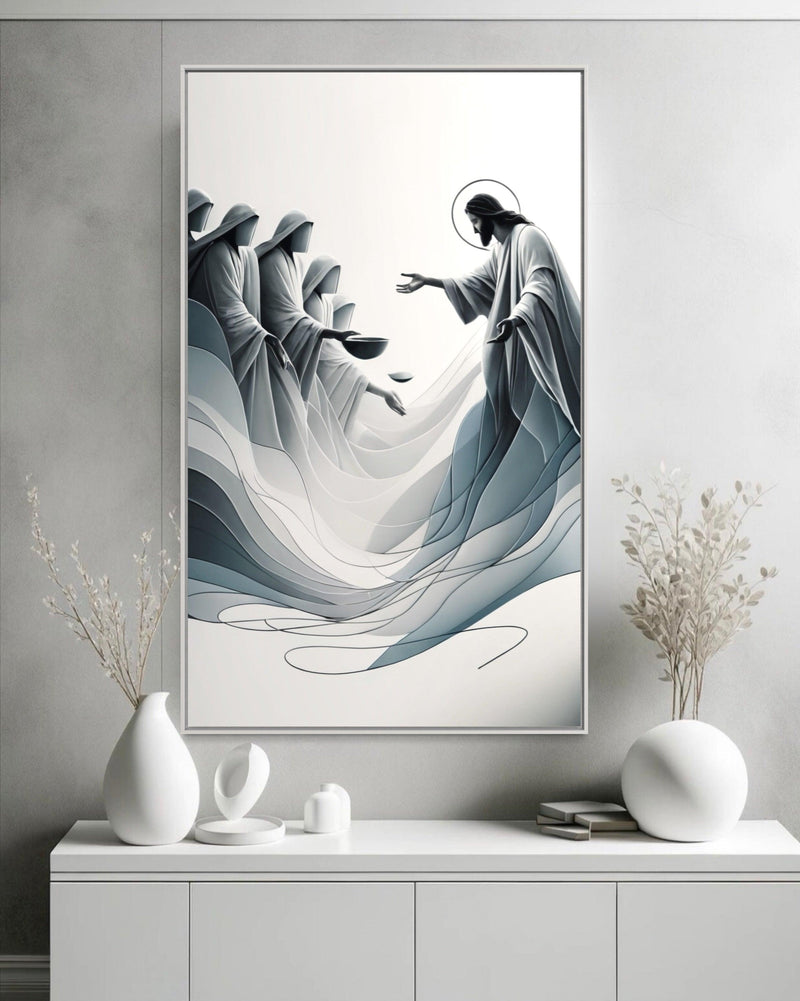 Quadro Jesus multiplica os pães - RD22