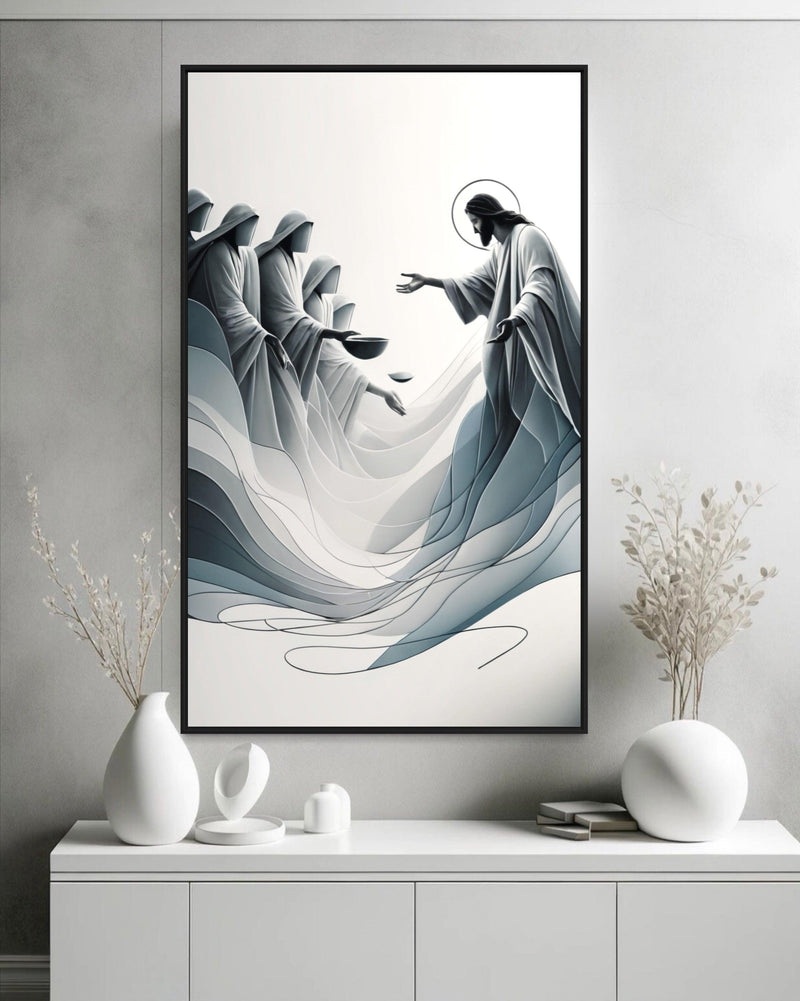 Quadro Jesus multiplica os pães - RD22