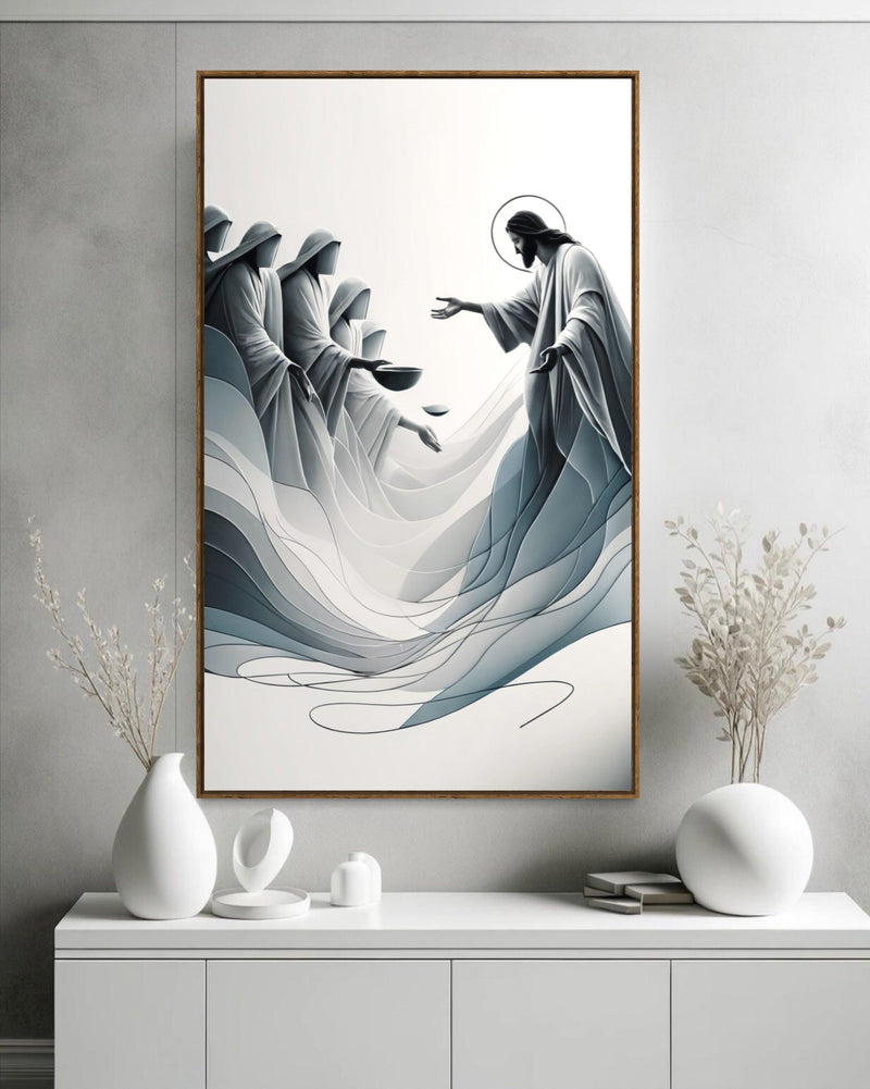 Quadro Jesus multiplica os pães - RD22
