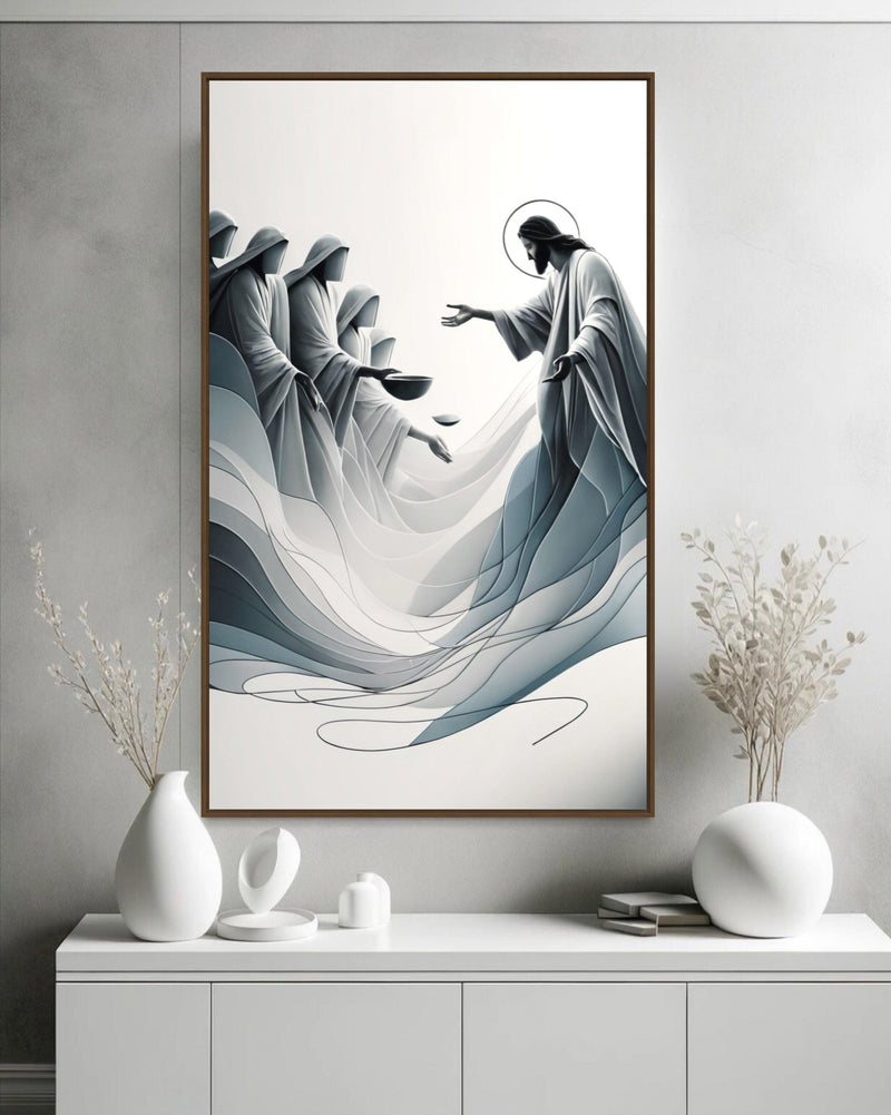 Quadro Jesus multiplica os pães - RD22