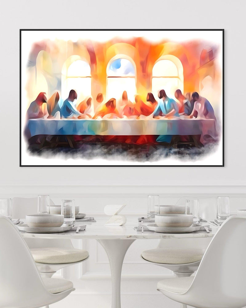 Quadro Santa Ceia Colors - RD82