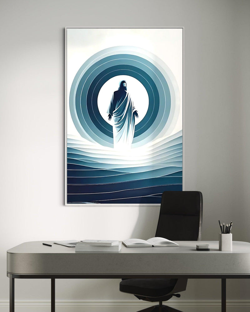 Quadro Jesus nos céus - RD54