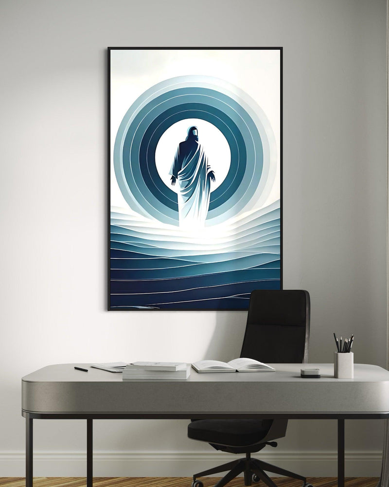 Quadro Jesus nos céus - RD54