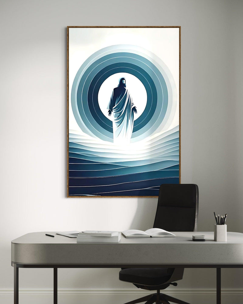 Quadro Jesus nos céus - RD54