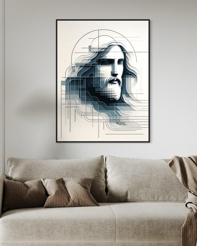 Quadro Jesus Sereno - RD52