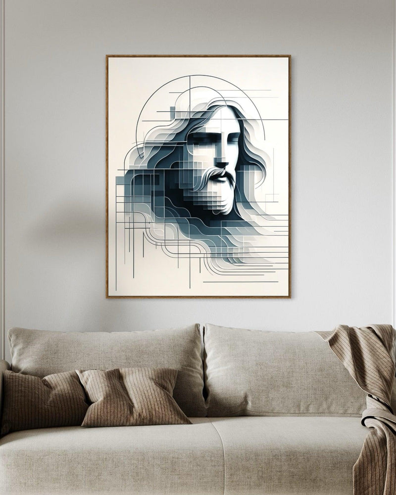 Quadro Jesus Sereno - RD52