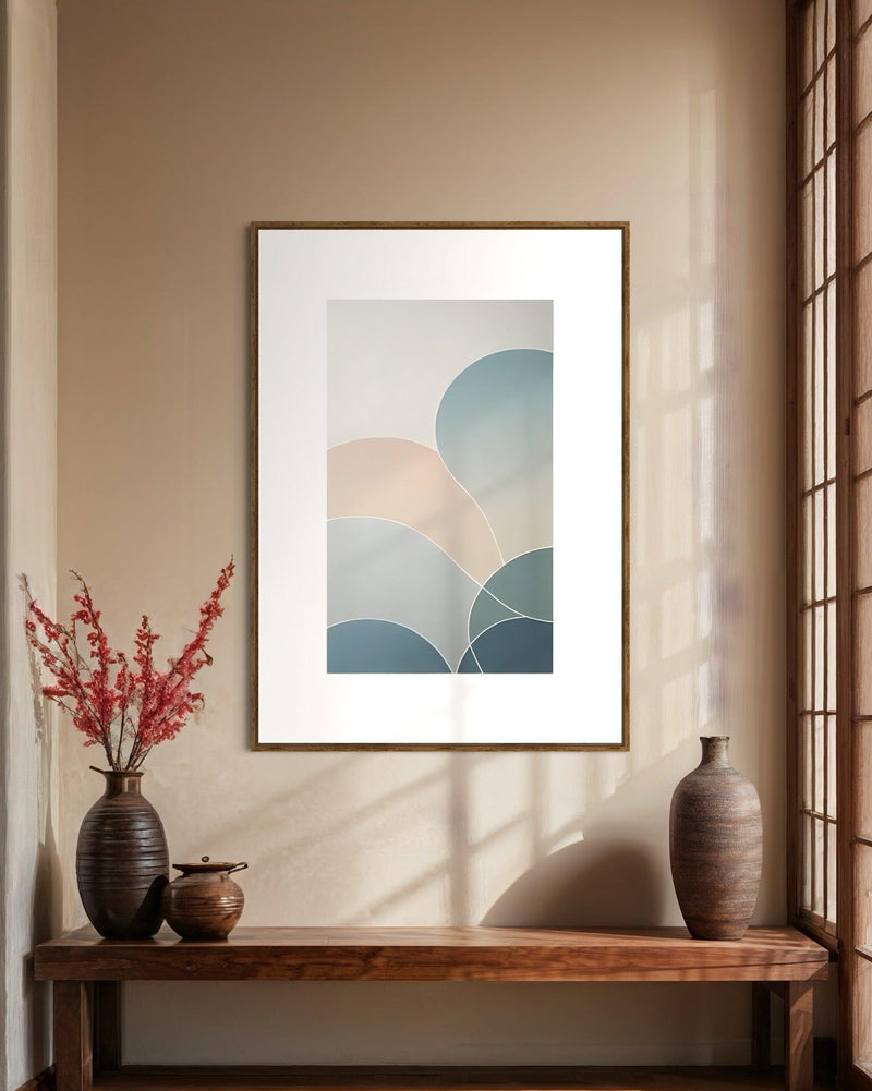 Quadro Nuvens Abstratas - AB060