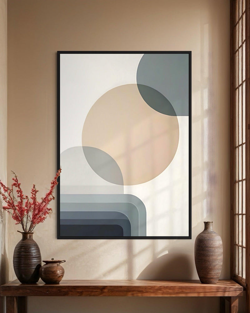 Quadro Formas Abstrato - AB062