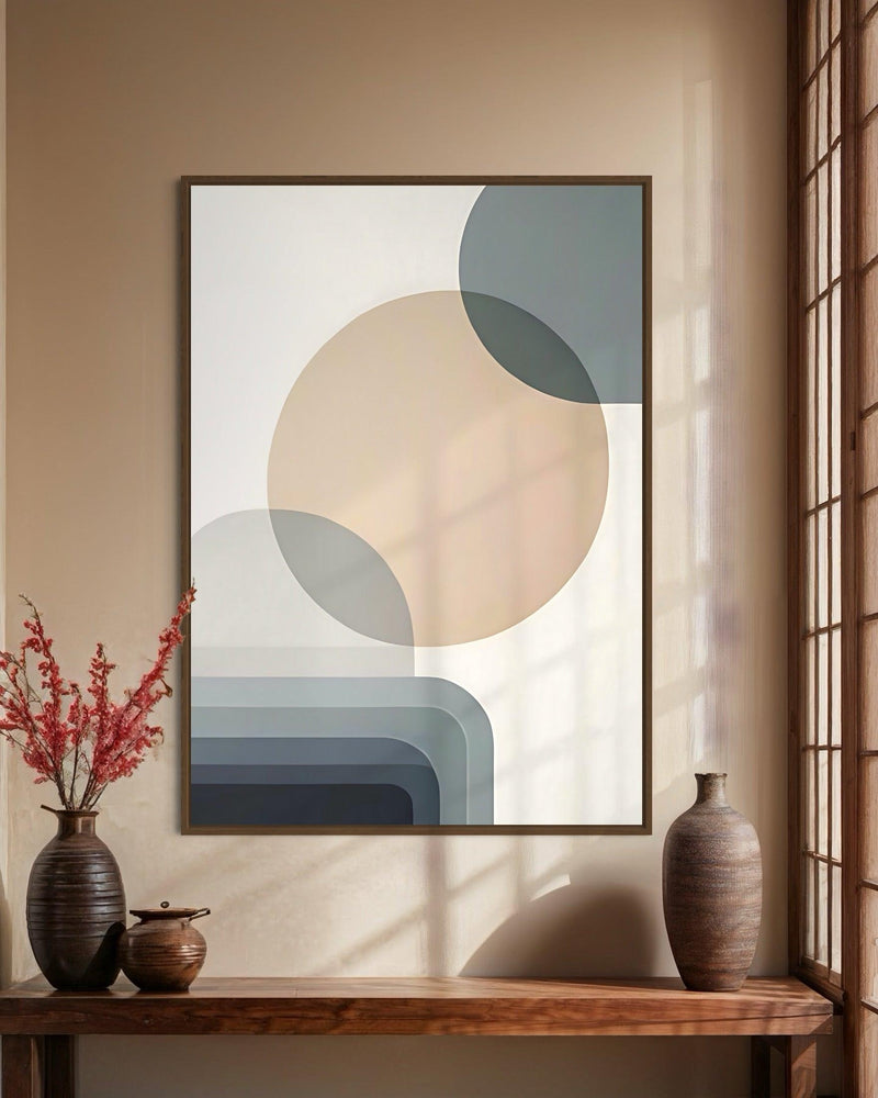 Quadro Formas Abstrato - AB062