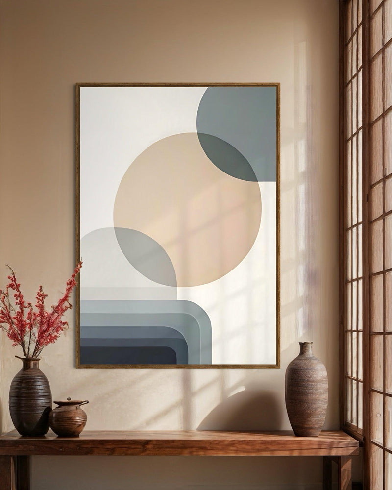 Quadro Formas Abstrato - AB062