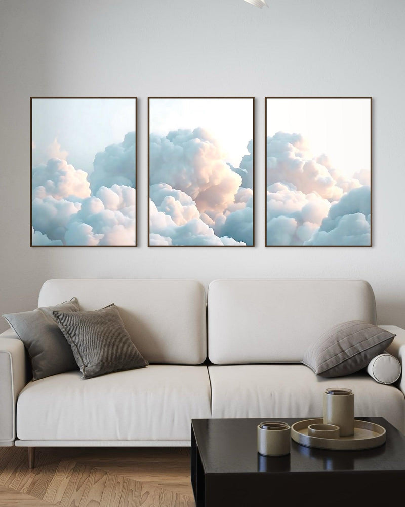 Trio de Quadros Céu Sereno - CO032
