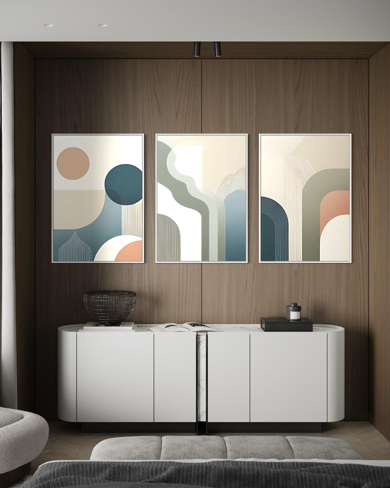 Trio de Quadros Harmonia Geométrica - CO020