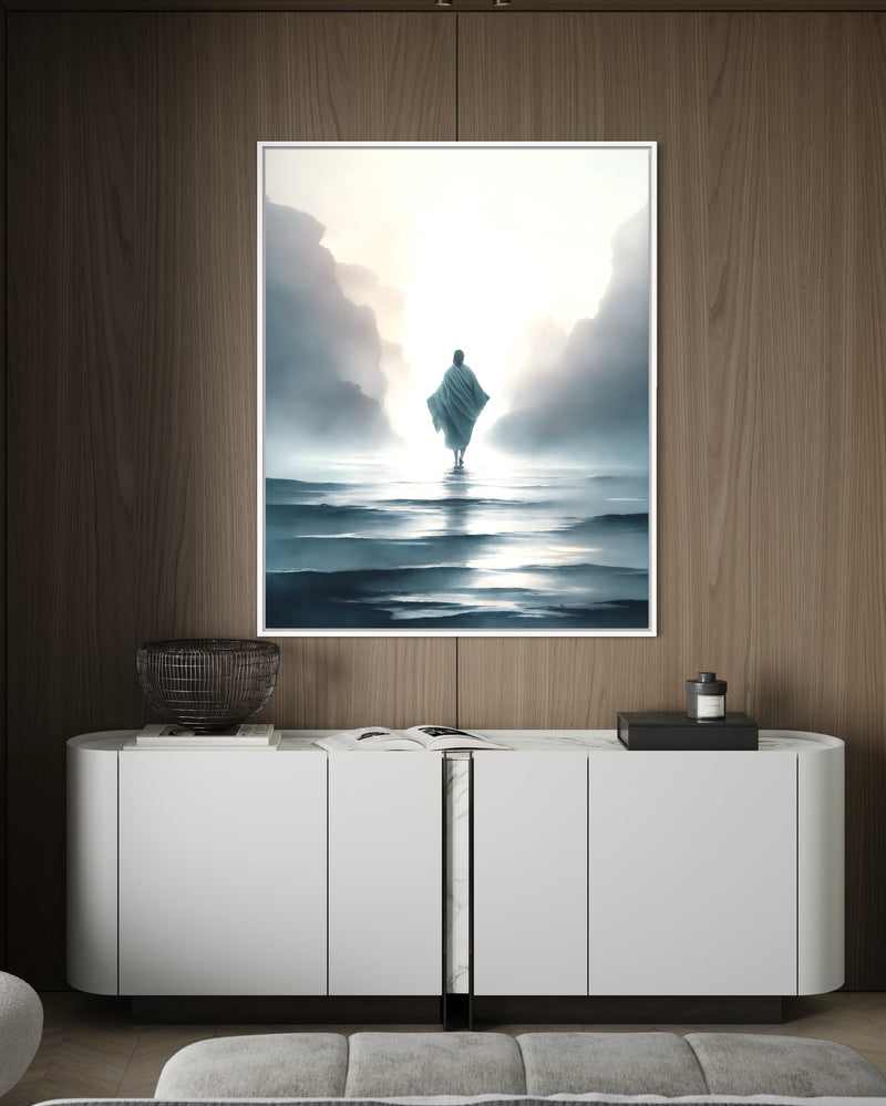 Quadro Jesus andando sobre as águas - RD18