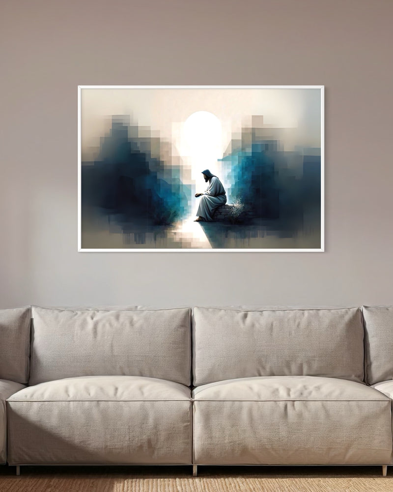 Quadro Jesus em Reflexão - RD160
