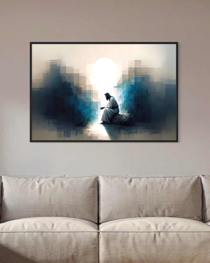 Quadro Jesus em Reflexão - RD160