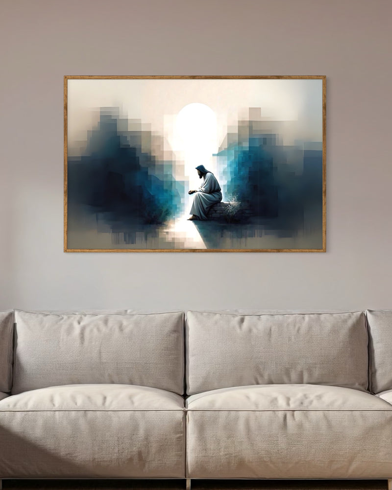 Quadro Jesus em Reflexão - RD160