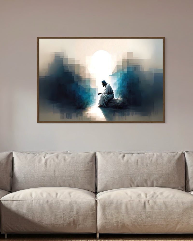 Quadro Jesus em Reflexão - RD160
