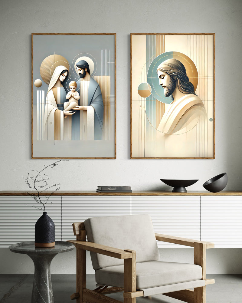 Quadro Sagrada Harmonia - Fé e Reflexão - RD170