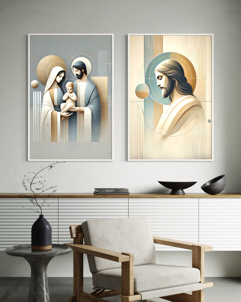 Quadro Sagrada Harmonia - Fé e Reflexão - RD170