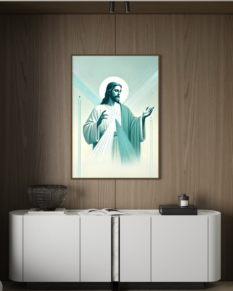 Quadro Jesus Misericordioso - Luz da Graça - RD172